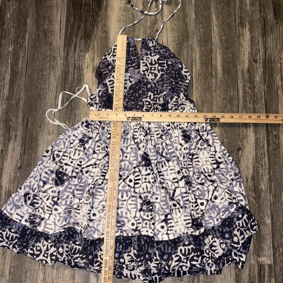 Free People Beach Day Halter Mini Dress medium - Picture 4 of 7